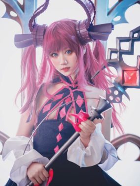 COS图集丨Coser镜酱:NO.016-龙娘[9P-9MB]