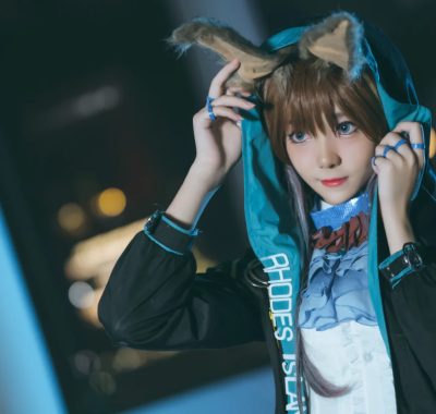 COS图集丨Coser南桃Momoko:NO.011-阿米娅原皮肤[26P-50MB]